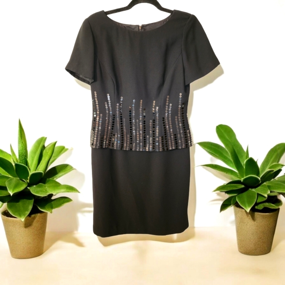 Black cocktail dress